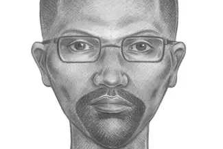 A sketch of the suspect.